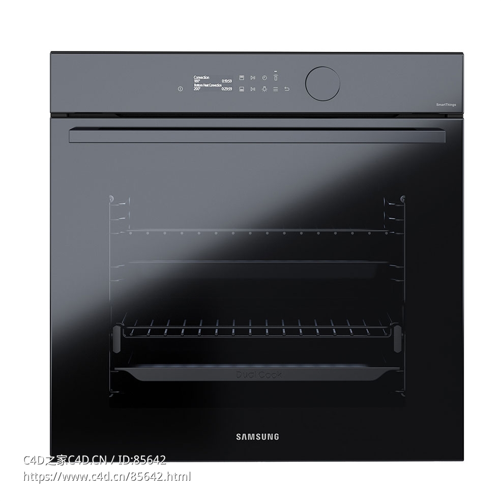 三星定制型双层烤箱76升3D模型素材下载Bespoke Dual Cook 76 L Built-in Oven by Sams - C4D之家 - 0468.jpg