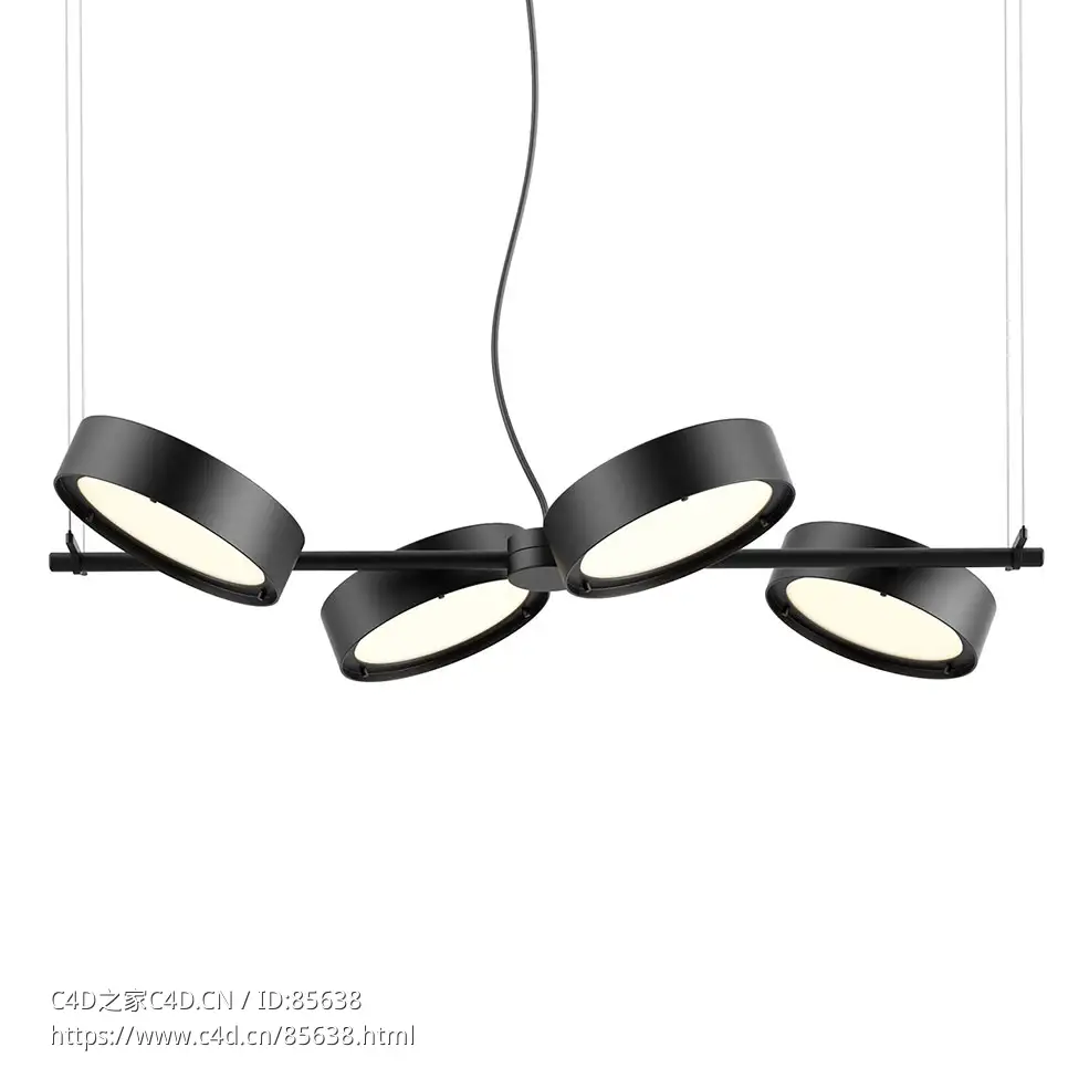 Luce柏林吊灯3D模型素材下载Berlin Pendant Lamp by Luce