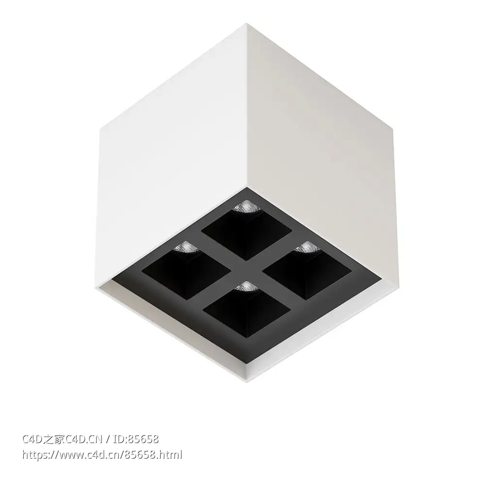 Luce&Light比特嵌入式射灯2.23D模型素材下载Bitpop C 2.2 Recessed Downlight by Luce