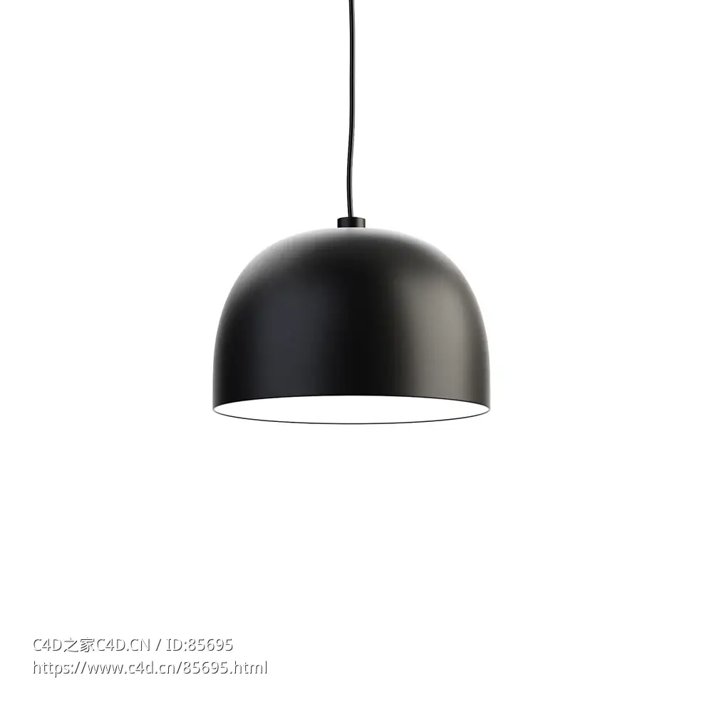 鲍勃LED吊灯空间照明3D模型素材下载Bob LED Pendant Lamp by Zero