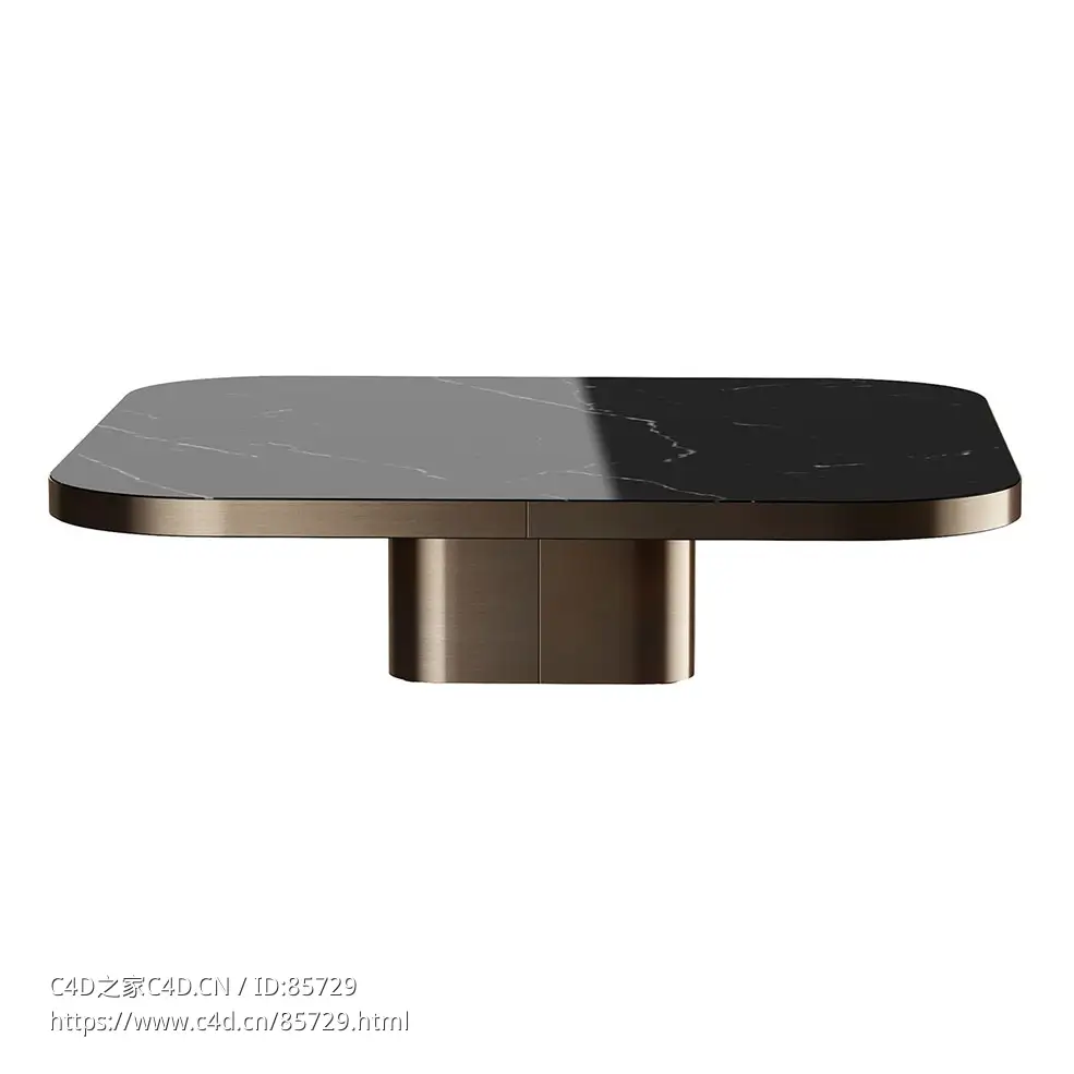经典款第五号蝴蝶咖啡桌茶几3D模型素材下载Bow Coffee Table No. 5 by Classicon