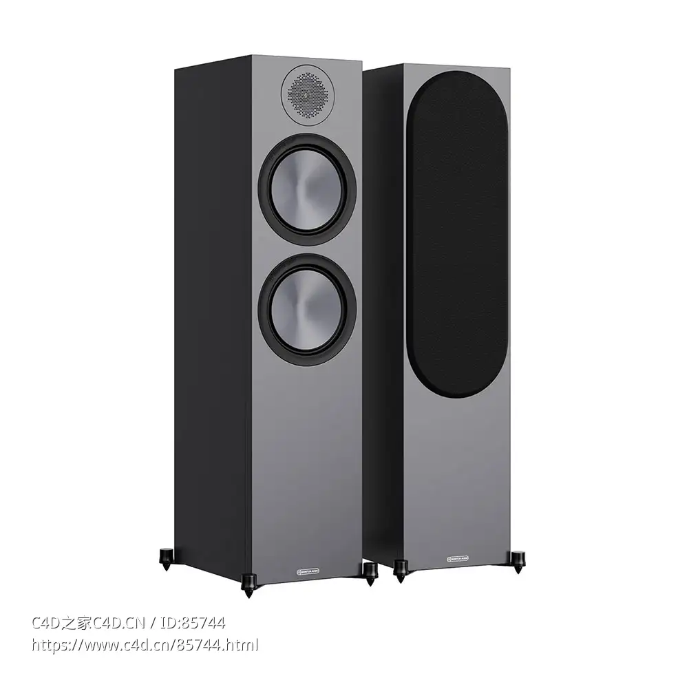 猛牌音响铜系列6G500音箱音响设备3D模型素材下载Bronze Series 6G 500 Speakers by Mo
