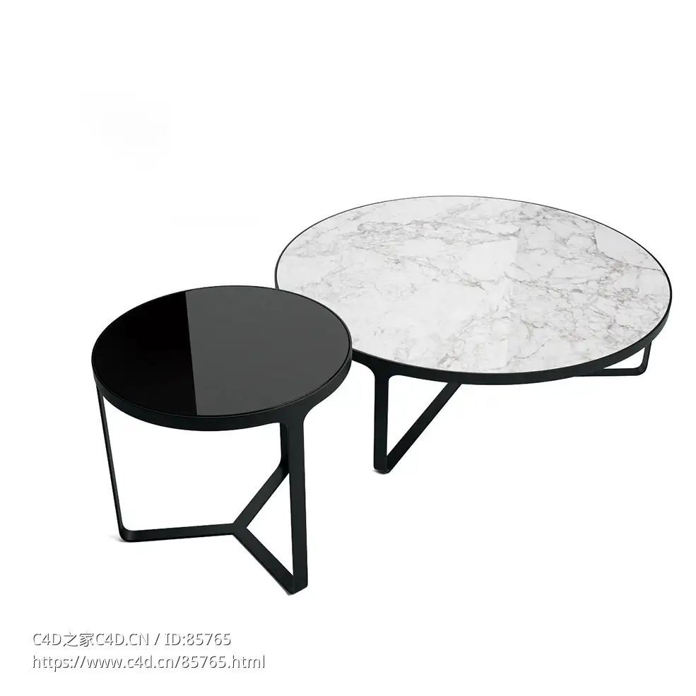 塔基尼笼型桌系列现代桌子3D模型素材下载Cage Tables by Tacchini