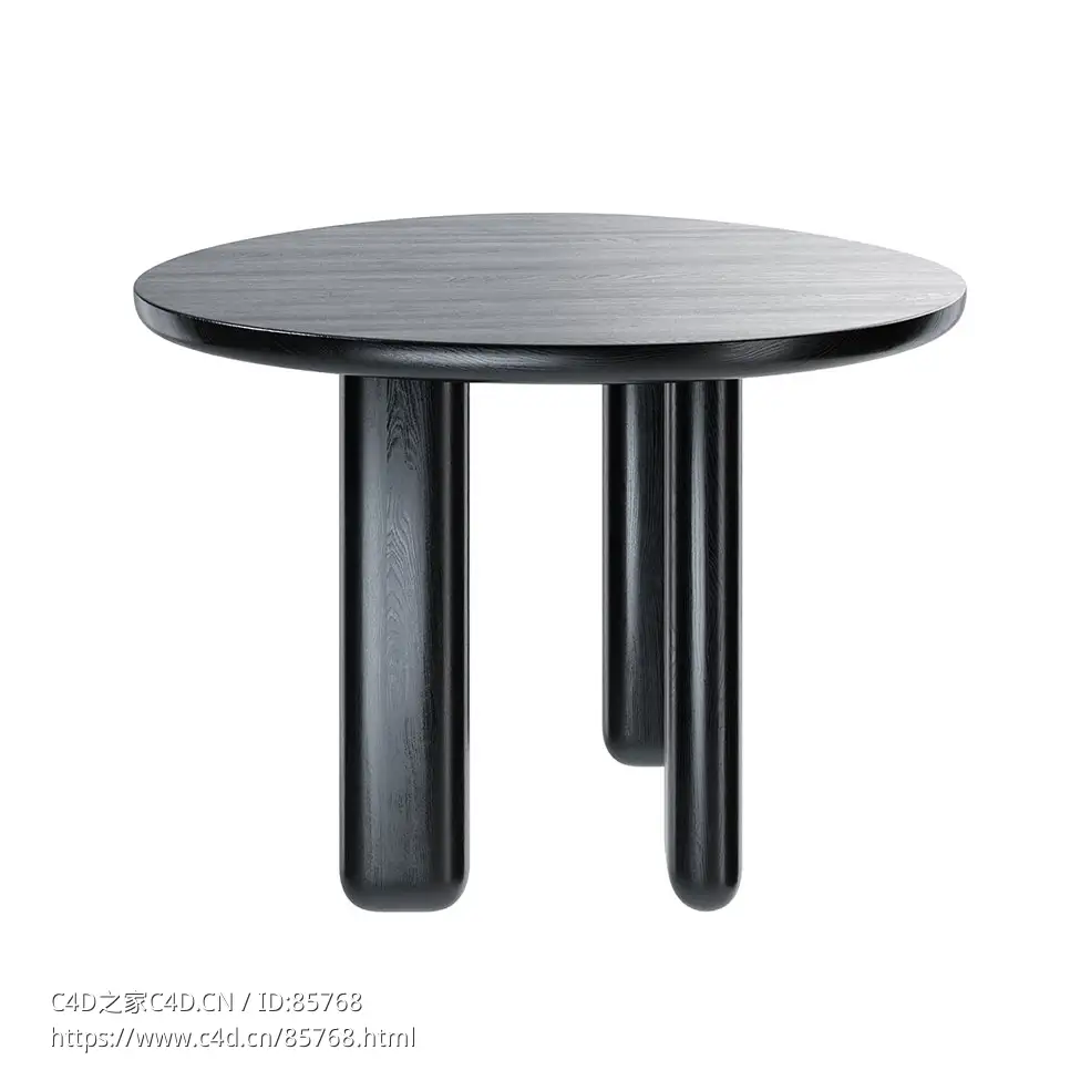 刘玖生活系列卡尤不规则餐桌100餐桌3D模型素材下载Caillou Table Irregular 100 by Li - C4D之家 - 0594.jpg
