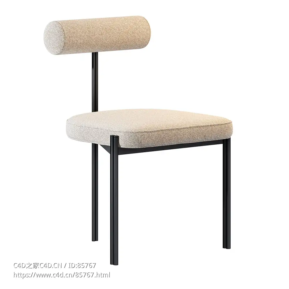 刘玖生活系列卡尤餐椅餐椅3D模型素材下载Caillou Chair by Liu Jo Living - C4D之家 - 0593.jpg