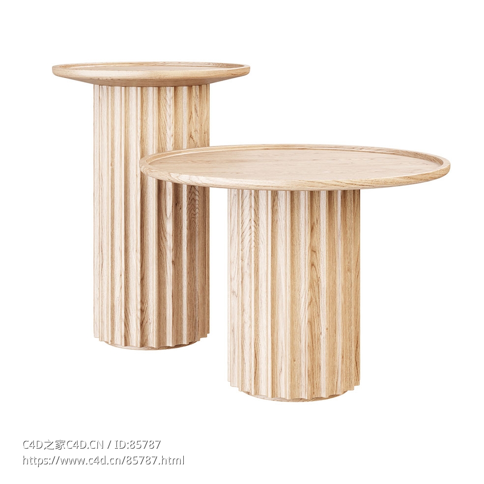 戴尔意大利柱头咖啡桌3D模型素材下载Capitello Coffee Table by Dale Italia - C4D之家 - 0613.jpg