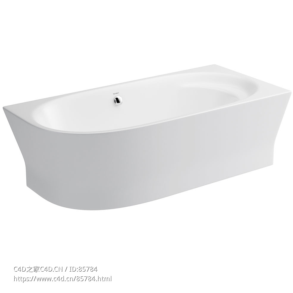 杜拉维特角落浴缸3D模型素材下载Cape Cod Bathtub Corner by Duravit