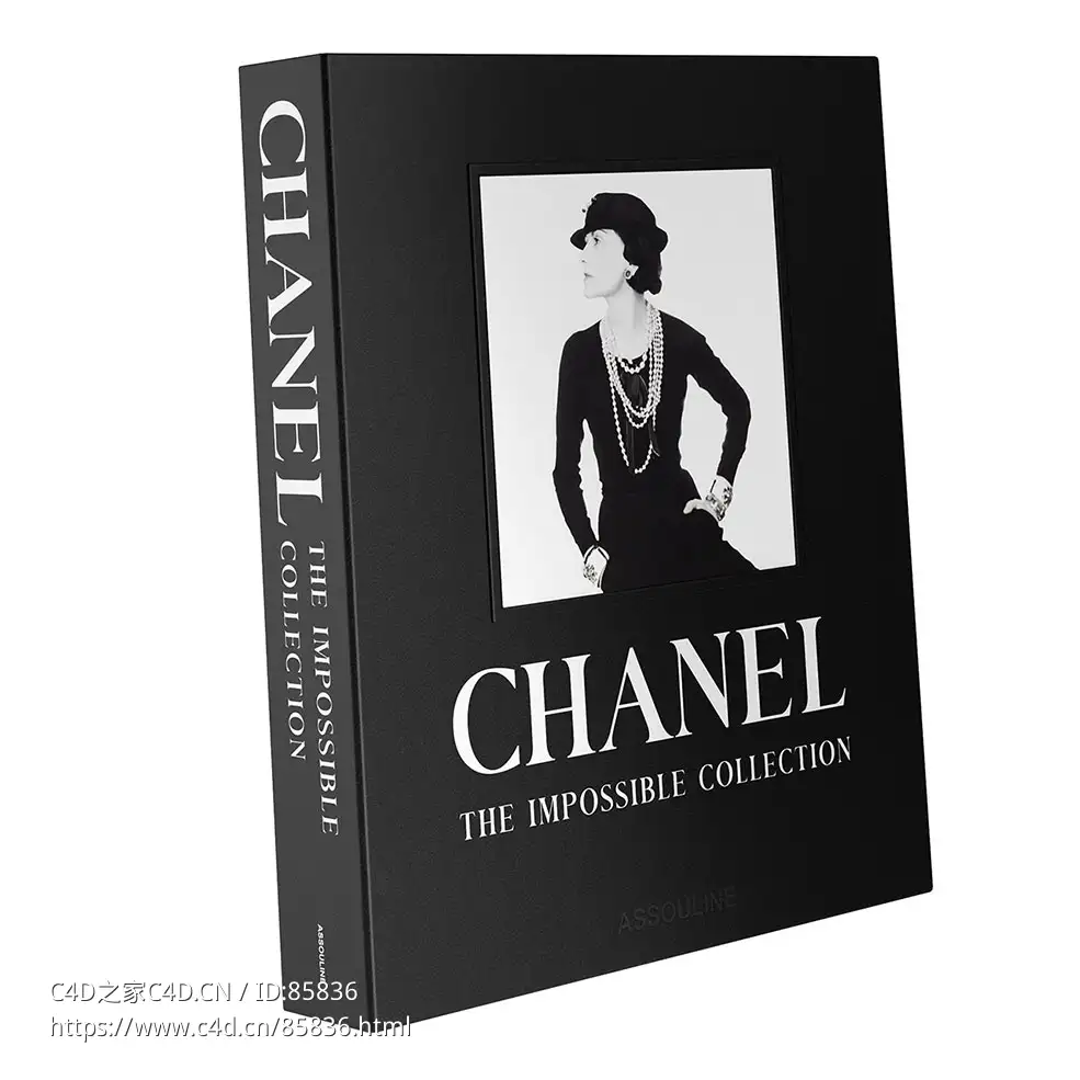 香奈儿珍藏版画册3D模型素材下载Chanel The Impossible Collection Book by Assouline