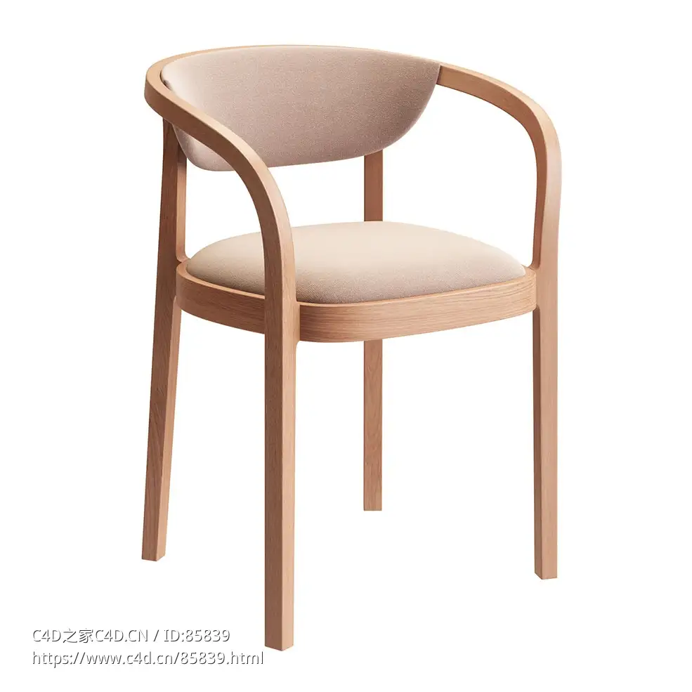卡里莫库切萨软垫椅3D模型素材下载Chesa Upholstered Chair by Karimoku - C4D之家 - 0665.jpg