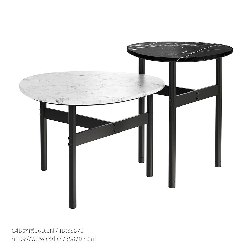 诺尔奇特里奥边桌系列3D模型素材下载Citterio Table Collection Side Tables by Knoll - C4D之家 - 0696.jpg