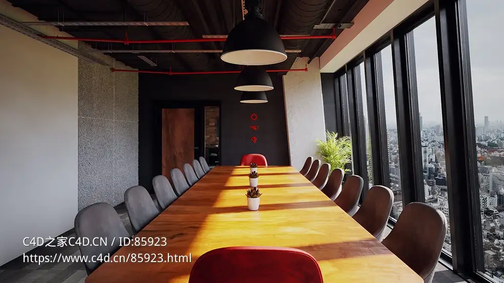 现代会议室室内场景C4D模型，含Vray渲染器支持，专业设计元素一应俱全 - C4D之家 - AI66_012_cam02_C4D.jpg