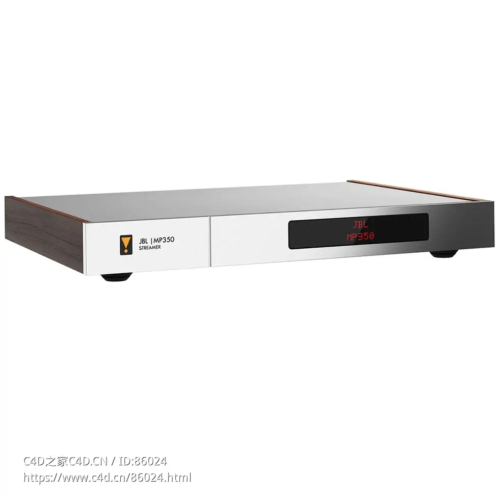 JBL经典MP350音乐串流播放器3D模型素材下载Classic MP350 Streamer by JBL