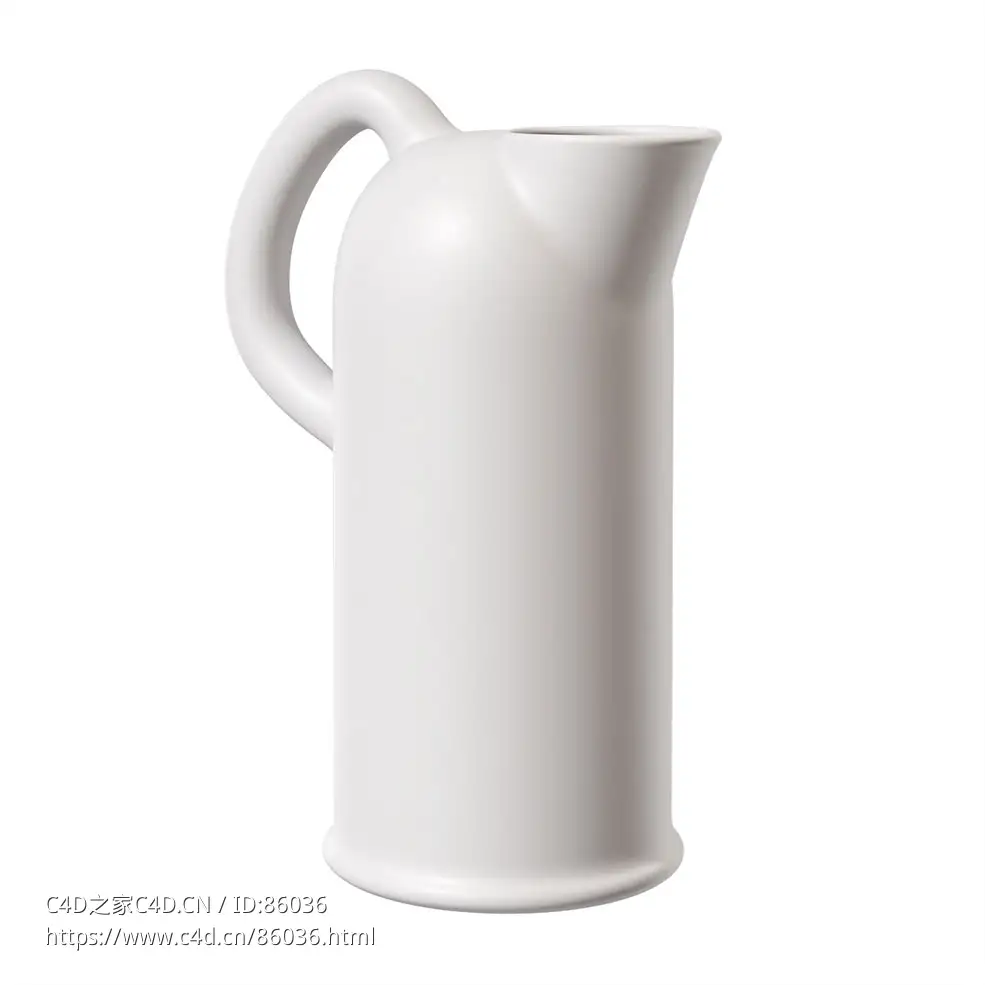 Origin Made陶土水壶3D模型素材下载Clay Water Jug by Origin Made