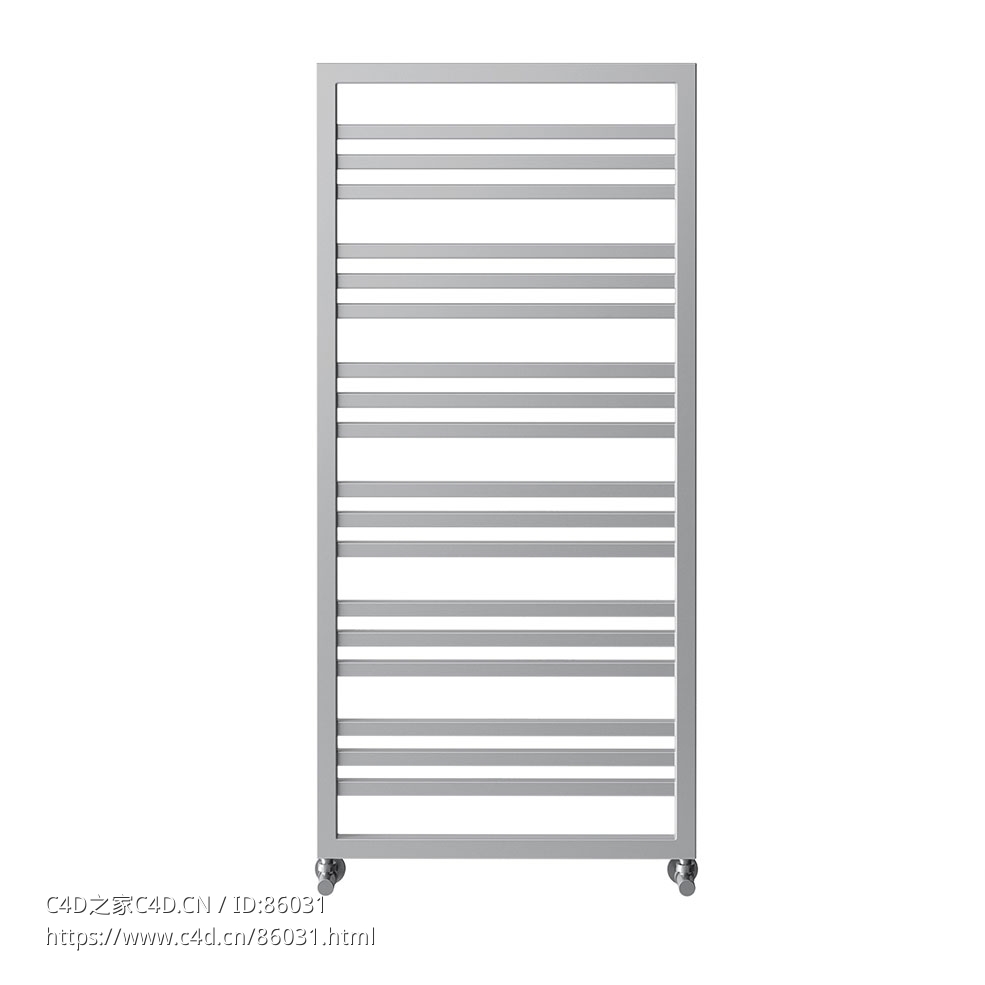 Caleido经典1257方形暖气毛巾架3D模型素材下载Classsic 1257 Tower Quadro Towel Warm