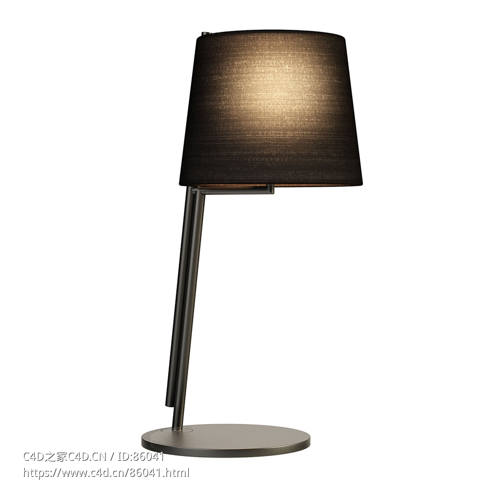 Leds C4台灯夹3D模型素材下载Clip Table Lamp by Leds C4 - C4D之家 - 0723.jpg