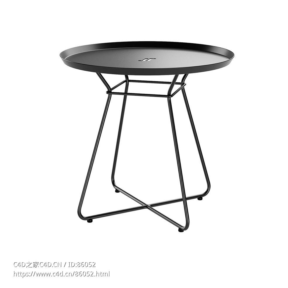 Freifrau室内外大型咖啡桌3D模型素材下载Coffee Table In and Outdoor Large by Freif