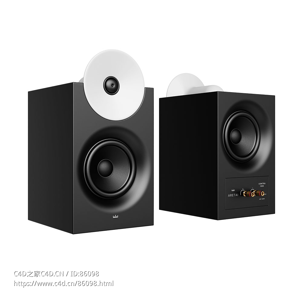 Aretai Contra 100F音响系统3D模型素材下载Contra 100F Speaker System by Aretai
