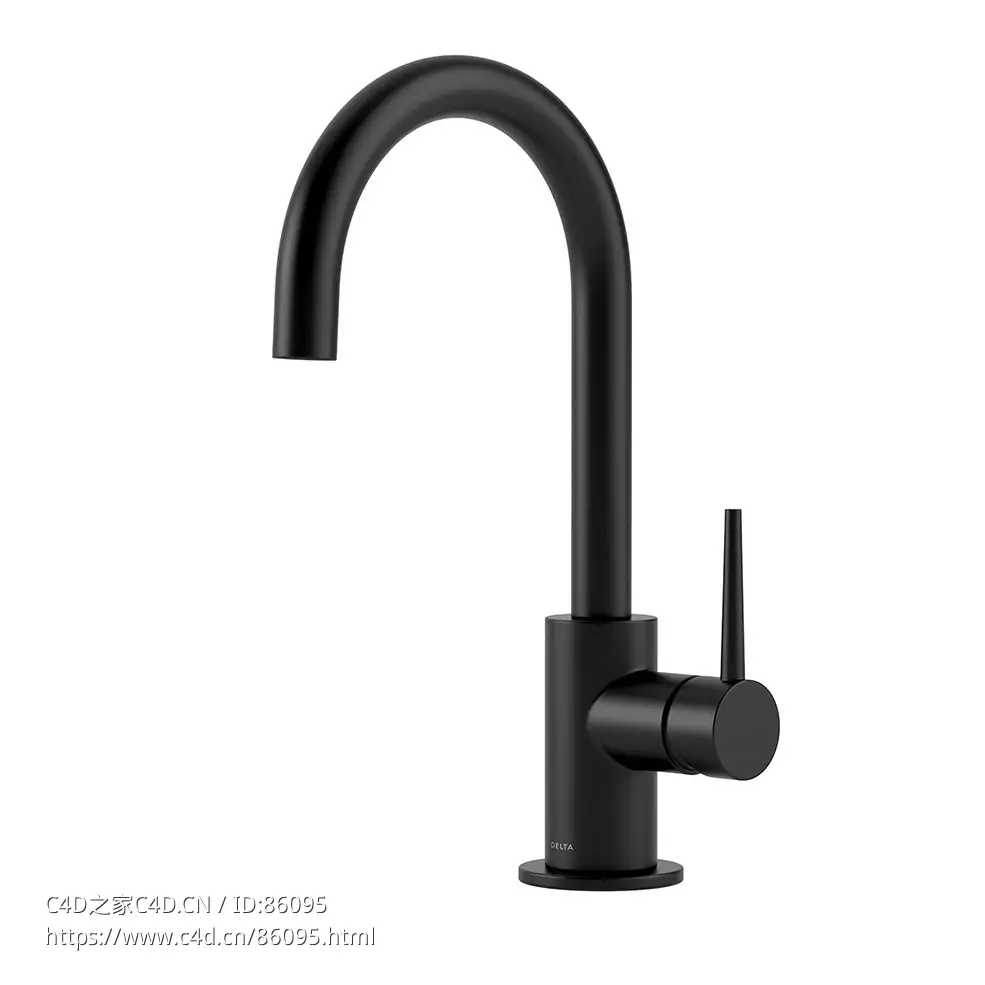 Delta 1959现代水龙头3D模型素材下载Contemporary 1959 Faucet by Delta