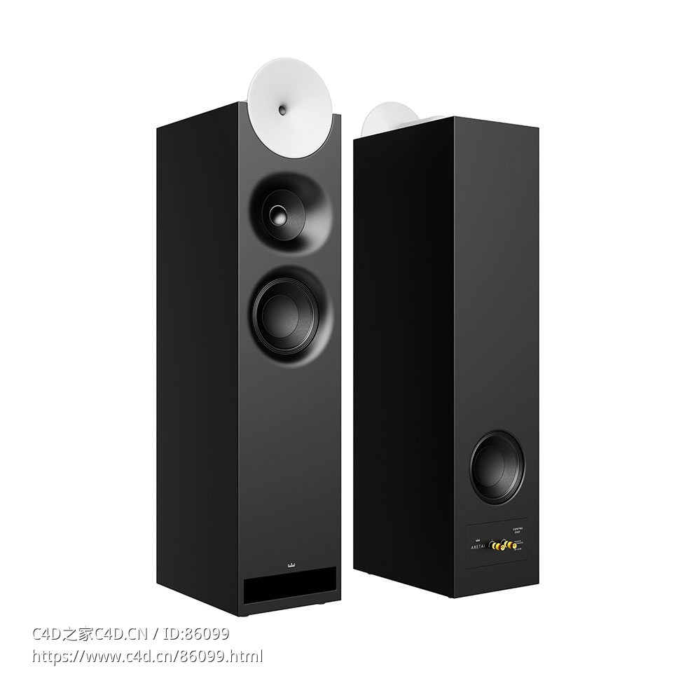 Aretai Contra 200F音响系统3D模型素材下载Contra 200F Speaker System by Aretai