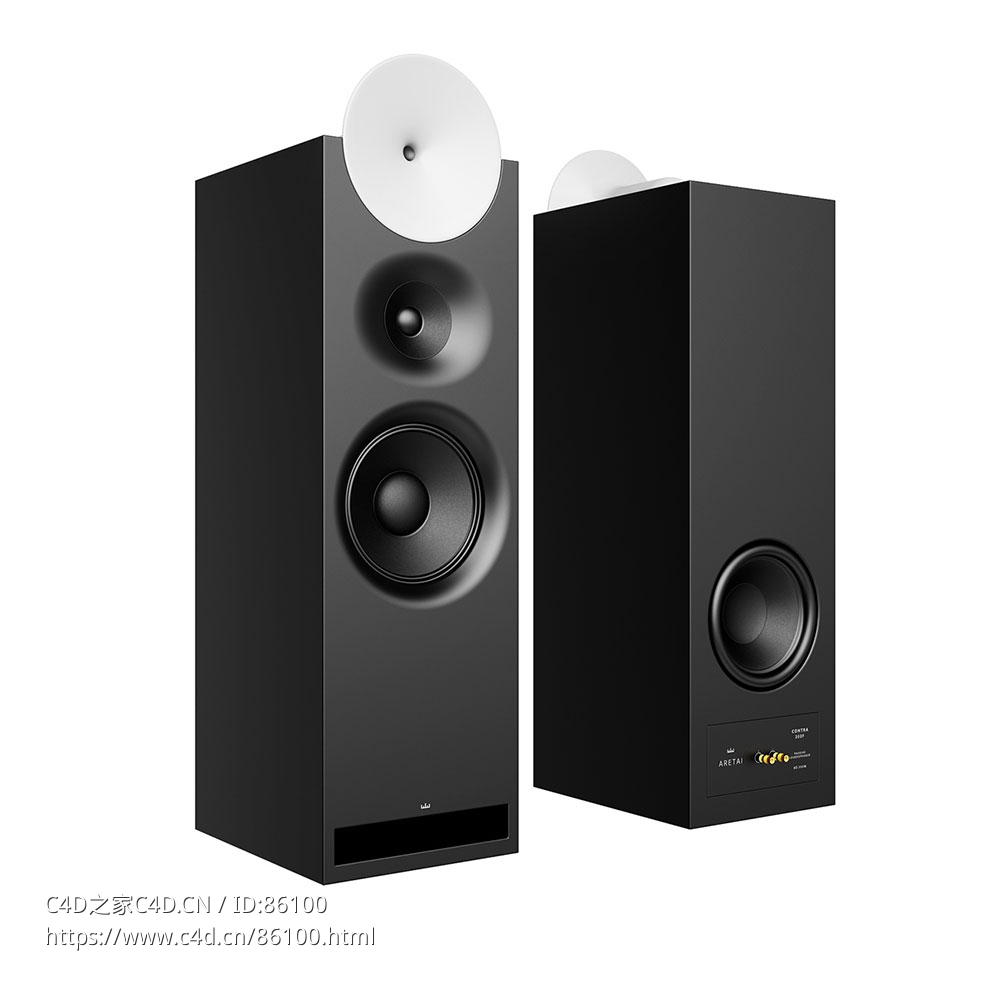 Aretai Contra 350F音响系统3D模型素材下载Contra 350F Speaker System by Aretai
