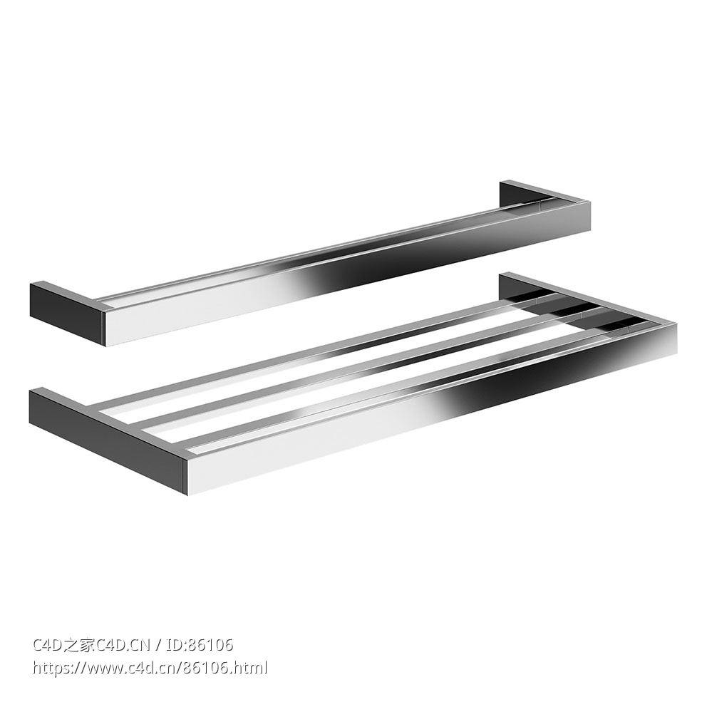 Decor Walther合约系列毛巾架3D模型素材下载Contract Towel Rack by Decor Walther