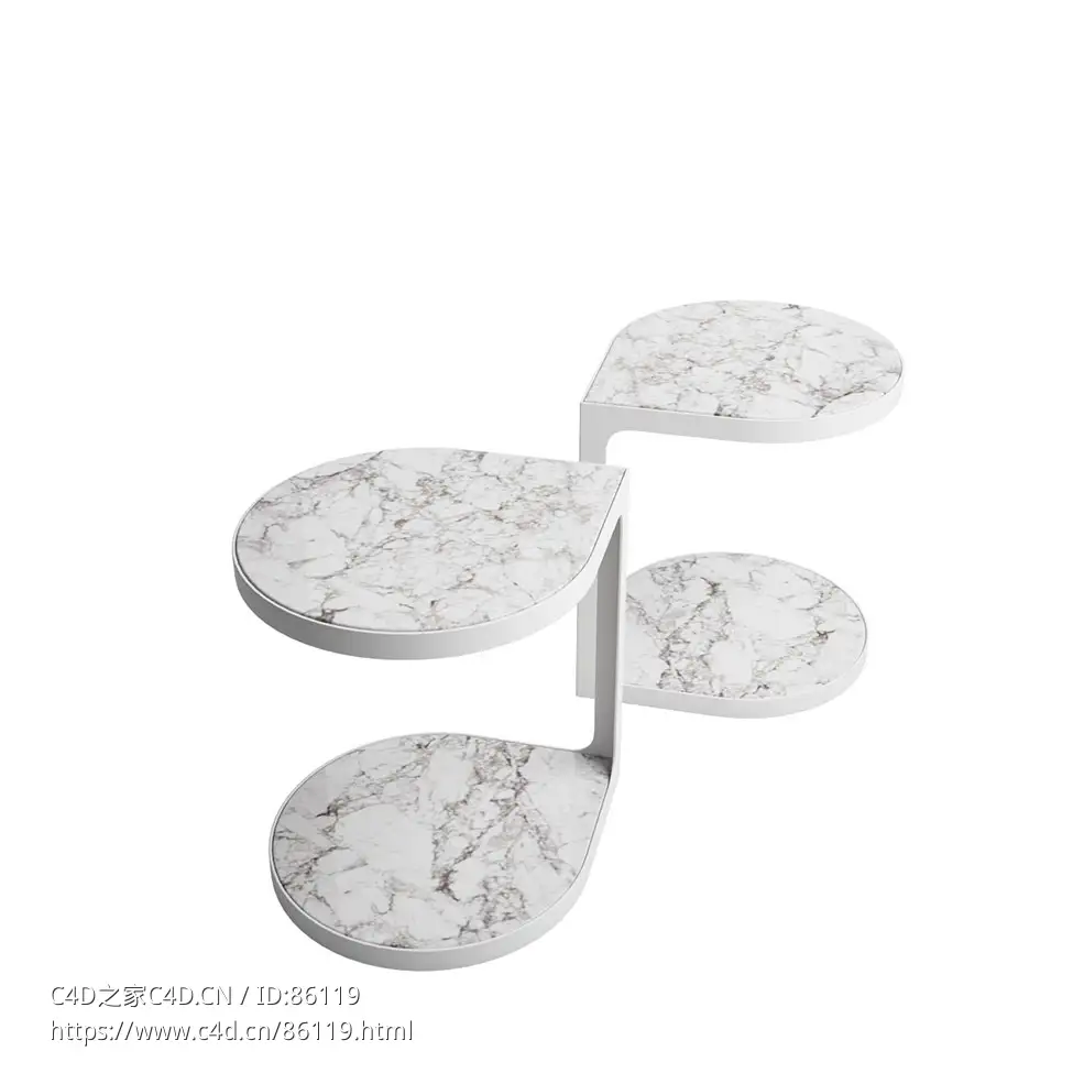 Coot桌子 (餐桌)3D模型素材下载Coot Table by Tacchini - C4D之家 - 0801.jpg