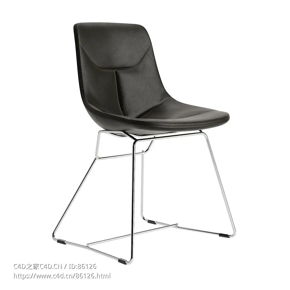 科里纳座椅 (休闲椅)3D模型素材下载Corina Chair by Zanotta - C4D之家 - 0808.jpg