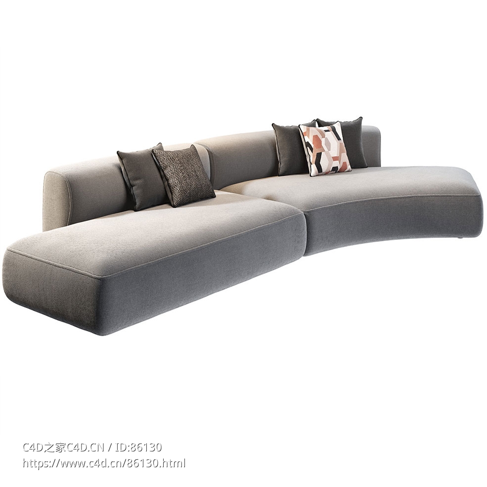 舒适弧形模块沙发3号 (组合沙发)3D模型素材下载Cosy Curve Modular Sofa 3 by MDF Ita - C4D之家 - 0812.jpg