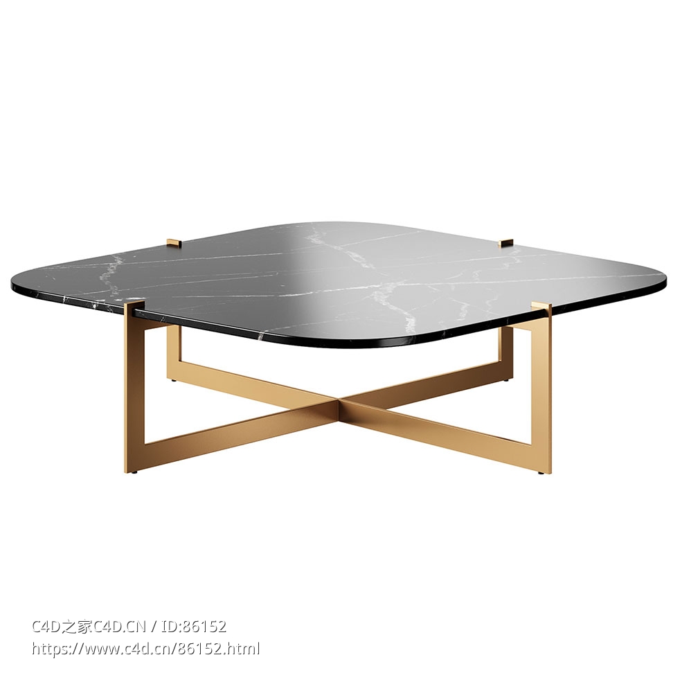 克鲁兹220方形咖啡桌 (茶几)3D模型素材下载Cruz Coffee Table 220Q OR by Quinti - C4D之家 - 0834.jpg