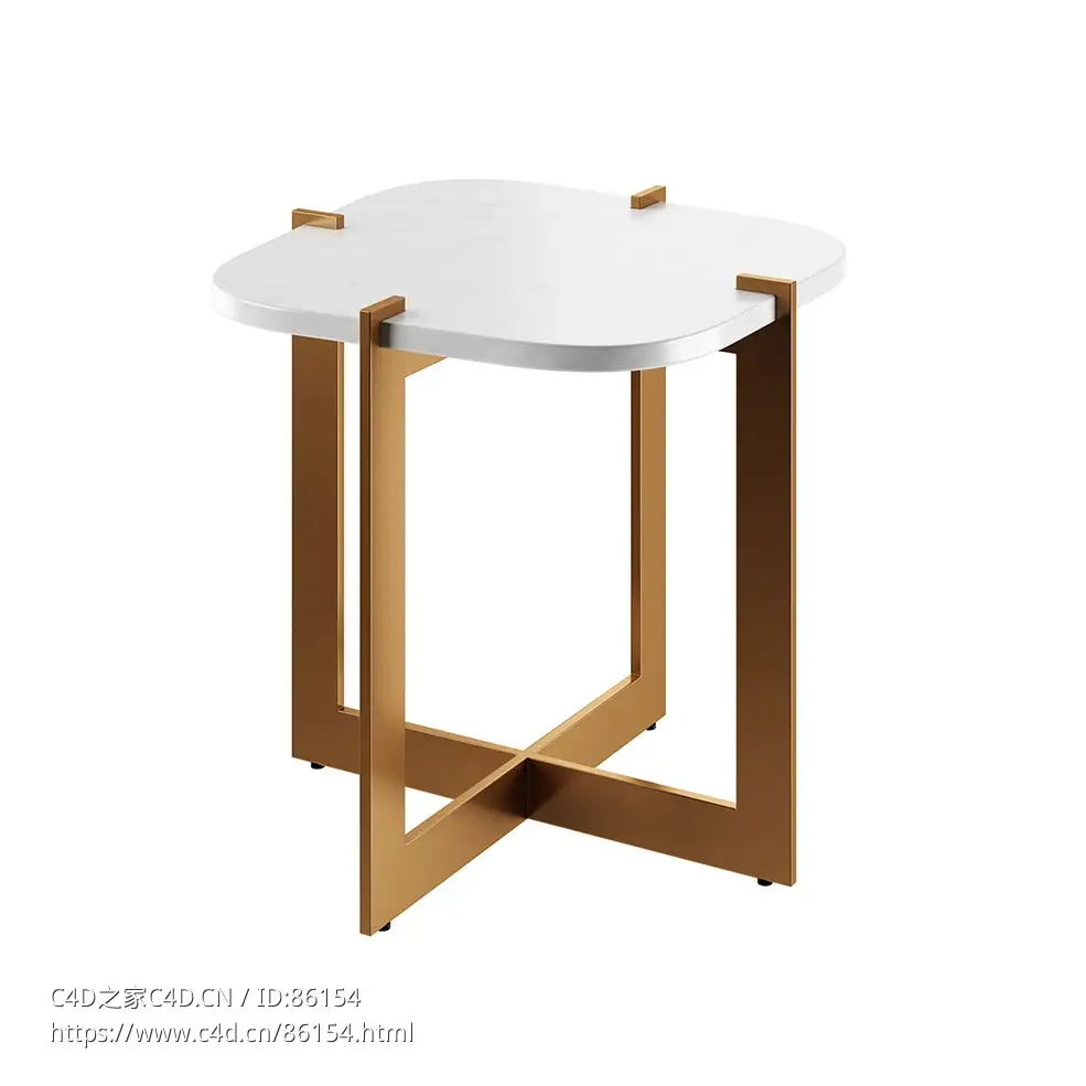 克鲁兹220边桌 (边桌)3D模型素材下载Cruz Side Table 220 by Quinti - C4D之家 - 0836.jpg