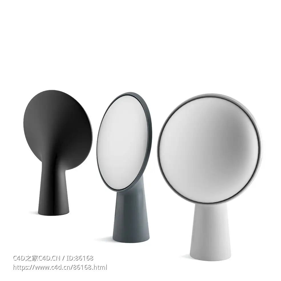 独眼镜子 (装饰镜)3D模型素材下载Cyclope Mirror by Moustache