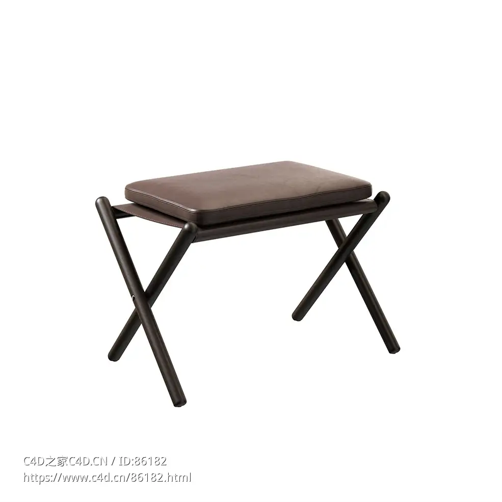 古韵脚凳 (脚凳)3D模型素材下载DAntan Footstool by De Padova - C4D之家 - 0864.jpg