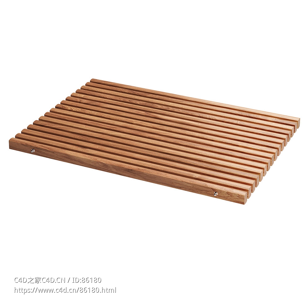 丹麦浴室垫 (浴室用品)3D模型素材下载Dania Bathroom Mat by Skagerak