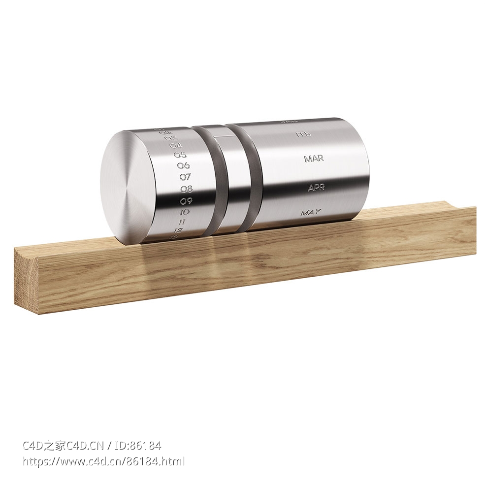 DAT01日历 (办公用品)3D模型素材下载DAT01 Calendar by Quadrodesign - C4D之家 - 0866.jpg