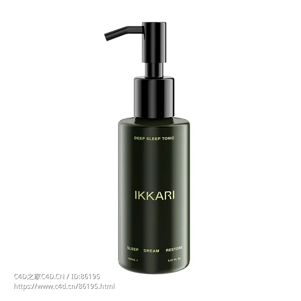 深度睡眠精华150毫升 (护肤品)3D模型素材下载Deep Sleep Tonic 150ml by Ikkari - C4D之家 - 0877.jpg