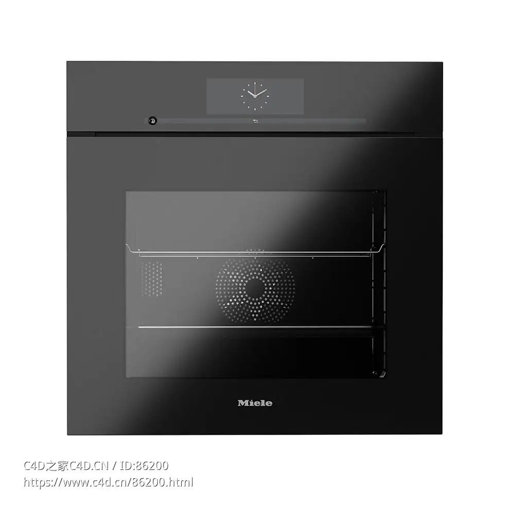 DGC6860蒸汽组合烤箱 (厨房电器)3D模型素材下载DGC 6860 Steam Combination Oven by M
