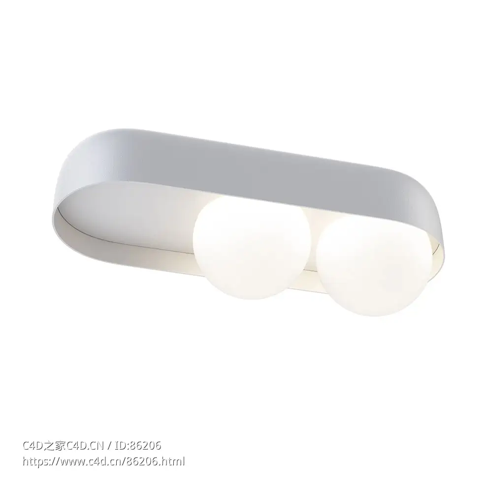 骰子表面M-2灯 (装饰灯具)3D模型素材下载Dice Surface M-2 Light by tossB