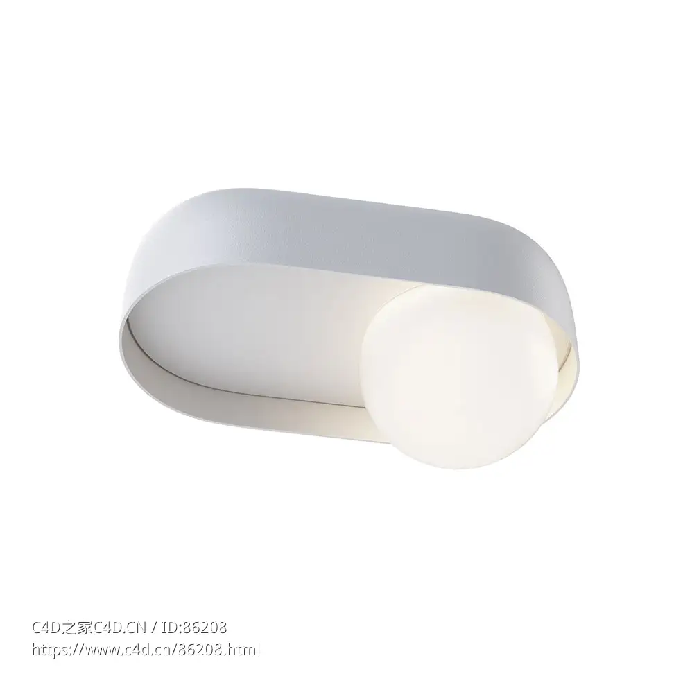 骰子表面S-1灯 (装饰灯具)3D模型素材下载Dice Surface S-1 Light by tossB