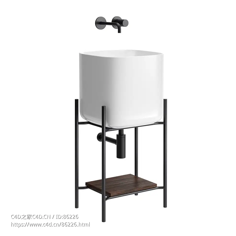 Diva 3号落地式浴室柜卫浴家具3D模型素材下载Diva 3 Floor Standing Vanity Unit by S - C4D之家 - 0908.jpg