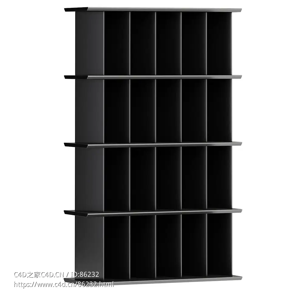 113厘米书架收纳展示架3D模型素材下载Dogma Bookshelves 113 by Bonaldo - C4D之家 - 0914.jpg