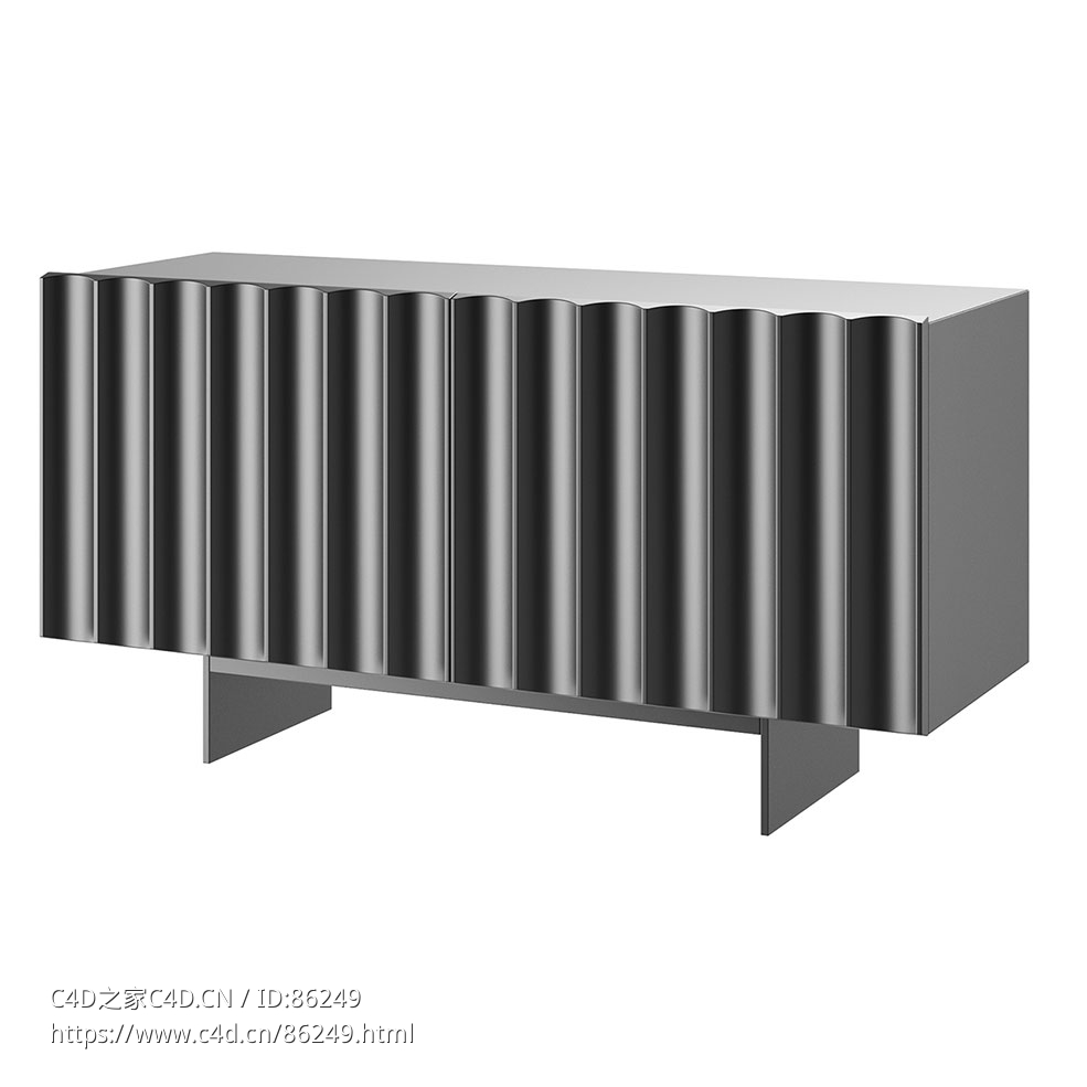 多利安138厘米边柜收纳家具3D模型素材下载Dorian Sideboard 138 by Bonaldo - C4D之家 - 0931.jpg