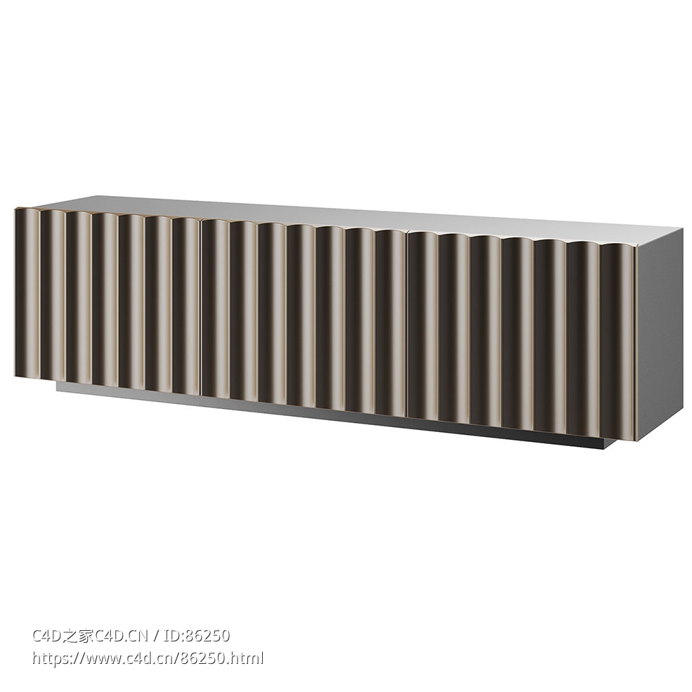 多利安208厘米边柜收纳家具3D模型素材下载Dorian Sideboard 208 by Bonaldo - C4D之家 - 0932.jpg