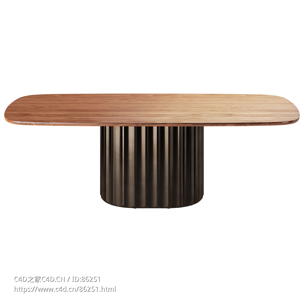 多利安长桌餐厅家具3D模型素材下载Dorian Table by Bonaldo - C4D之家 - 0933.jpg
