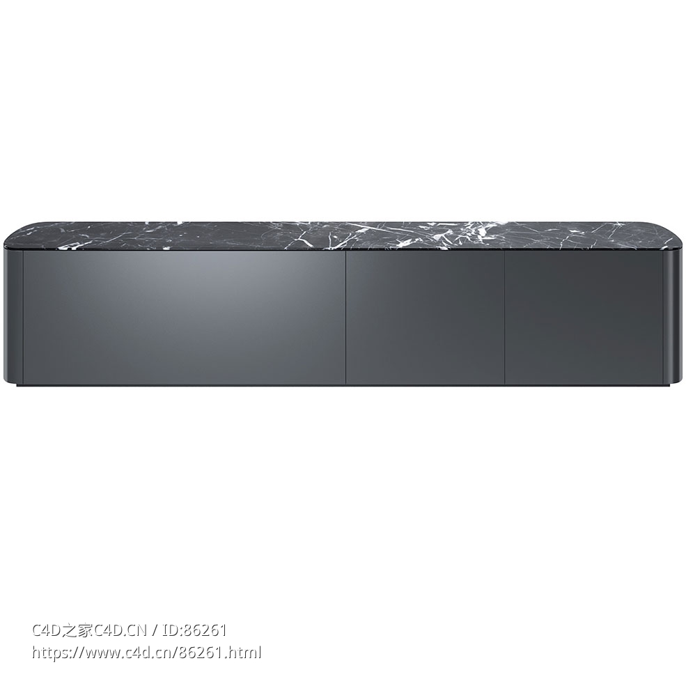 双面边柜收纳家具3D模型素材下载Double-sided Side Cupboard by Caccaro - C4D之家 - 0943.jpg