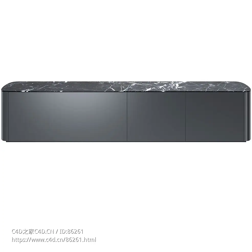 双面边柜收纳家具3D模型素材下载Double-sided Side Cupboard by Caccaro - C4D之家 - 0943.jpg