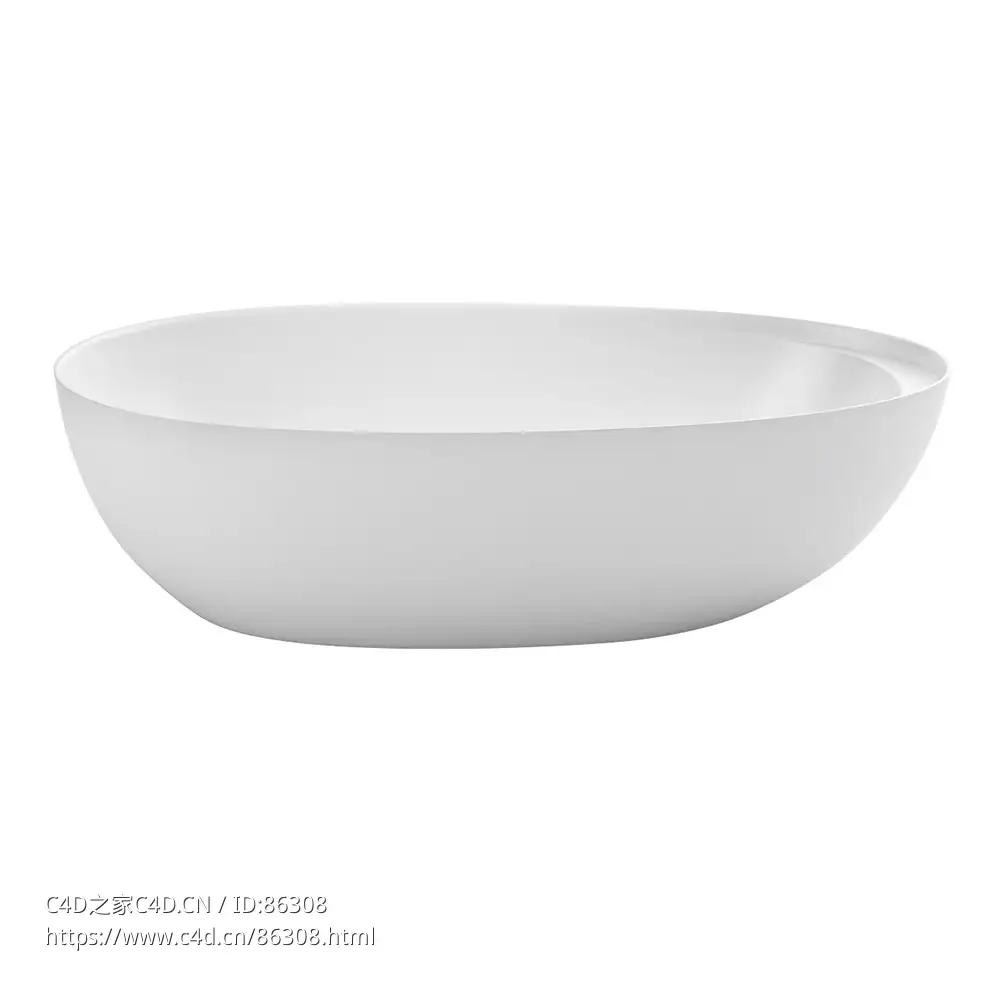 日食浴缸卫浴设备3D模型素材下载Eclipse Bathtub by antoniolupi - C4D之家 - 0990.jpg