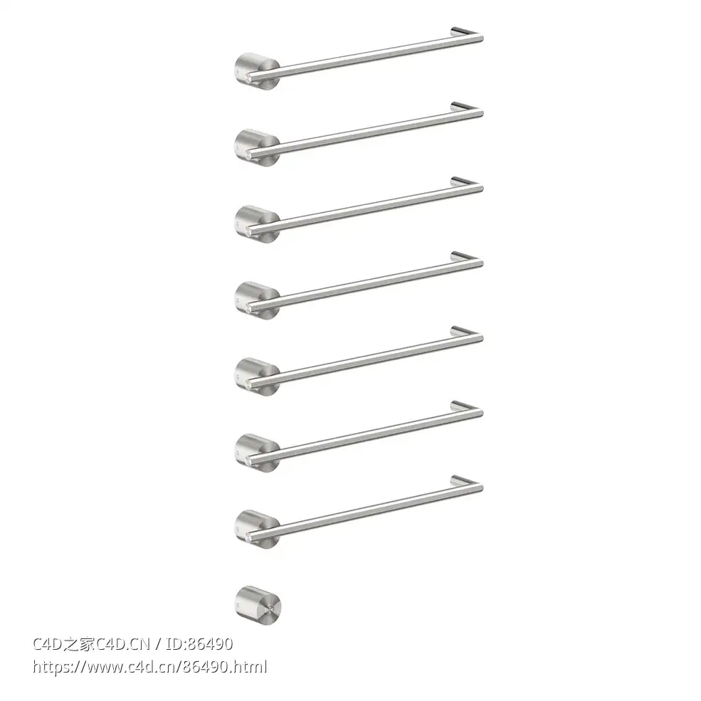 CEA品牌EQB11-17系列电热毛巾架3D模型素材下载Electric Towel Warmer EQB11-17 by Cea