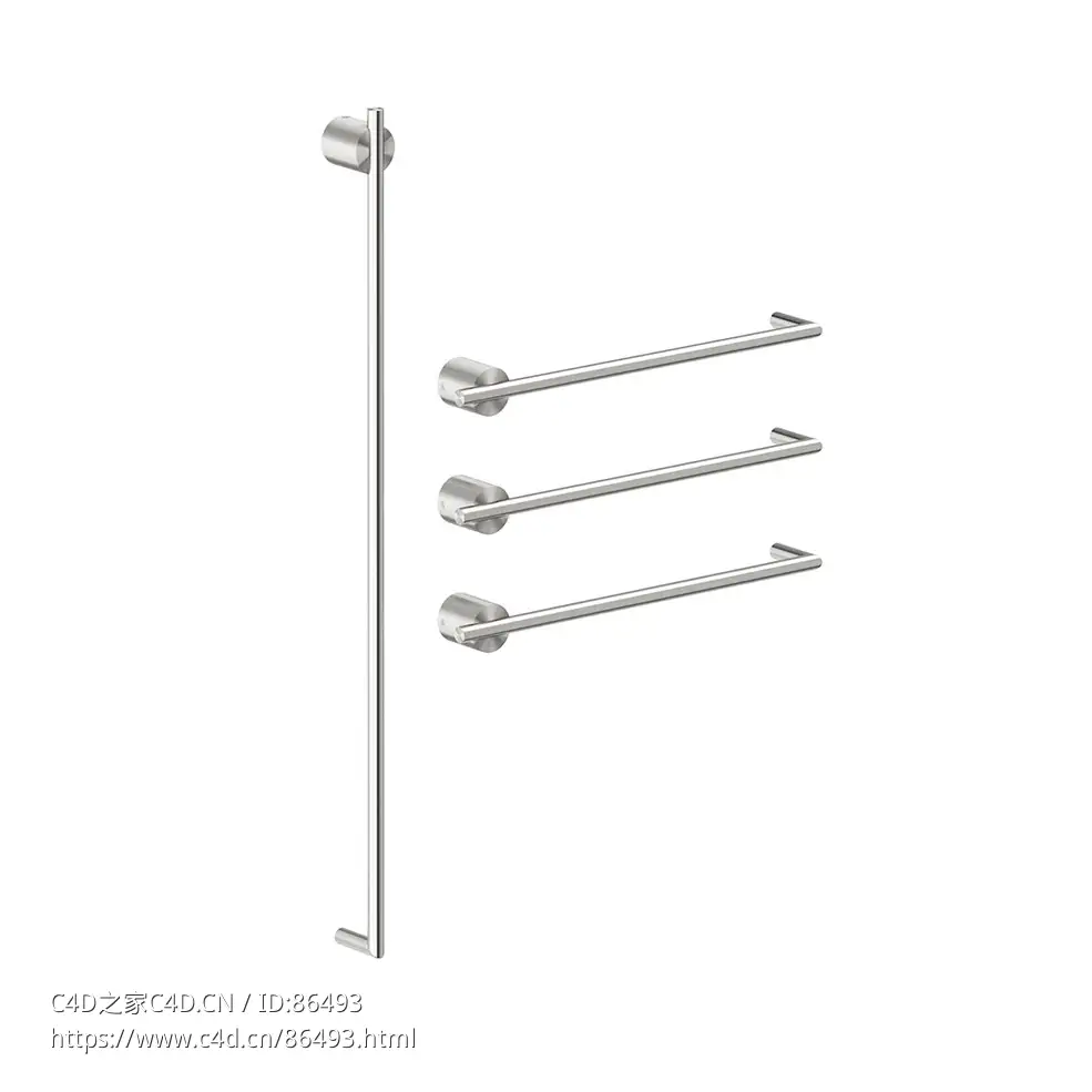 CEA品牌EQB43-44系列电热毛巾架3D模型素材下载Electric Towel Warmer EQB43-44 by Cea