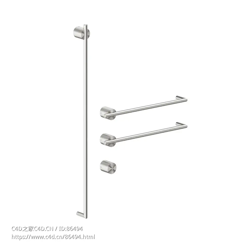 CEA品牌EQB53-54系列电热毛巾架3D模型素材下载Electric Towel Warmer EQB53-54 by Cea