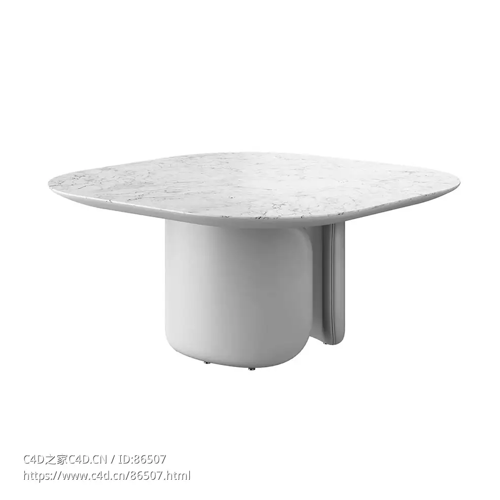 佩德拉利方形餐桌3D模型素材下载Elinor Square Table by Pedrali - C4D之家 - 1020.jpg